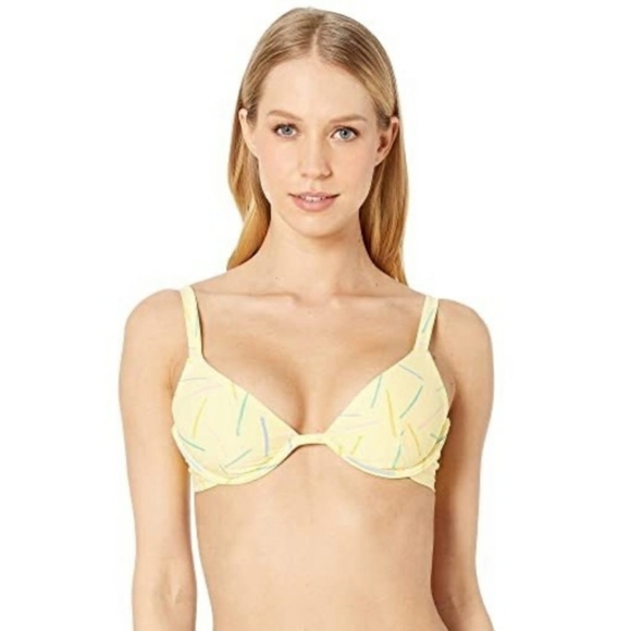 NEW Onia Anna Bikini Top Yellow Dash Honey - Picture 8 of 8
